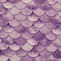 Baumwolle Webware - Mermaid, Schuppen, Schultütenstoff - lila (Meterware ab 0.50m)