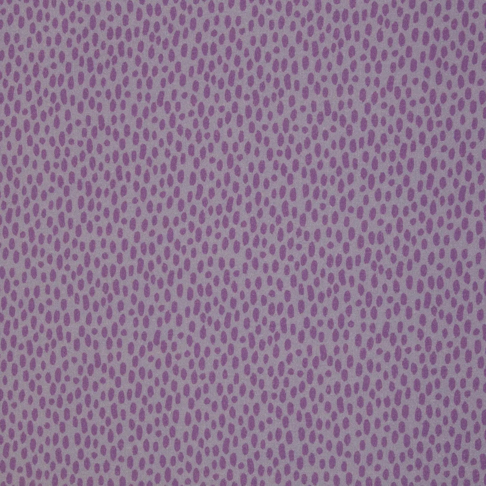 Musselin Stoff (glatt) - Purple Dots - Punkte (Meterware ab 0.50m)
