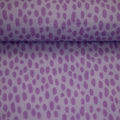 Musselin Stoff (glatt) - Purple Dots - Punkte (Meterware ab 0.50m)