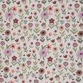 French Terry - Stickoptik, Blumen, Flowers by Christine Zielinski (Meterware ab 0.5m)