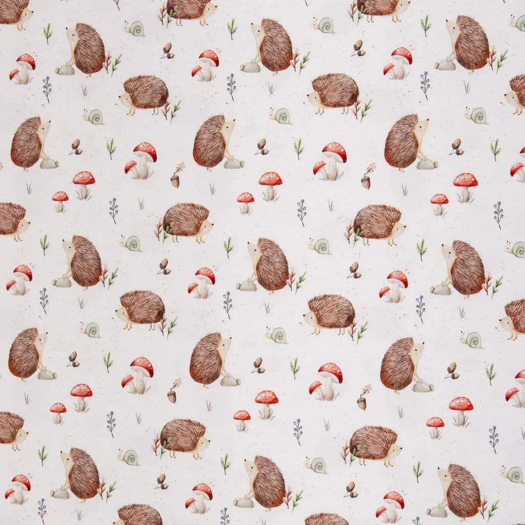 Jersey Stoff - Life in the Forest - Igel Christiane Zielinski (Meterware ab 0.50m)