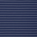 Jersey Stoff - Streifen - Stripes - Isa - Dunkelblau (Meterware ab 0.50m)