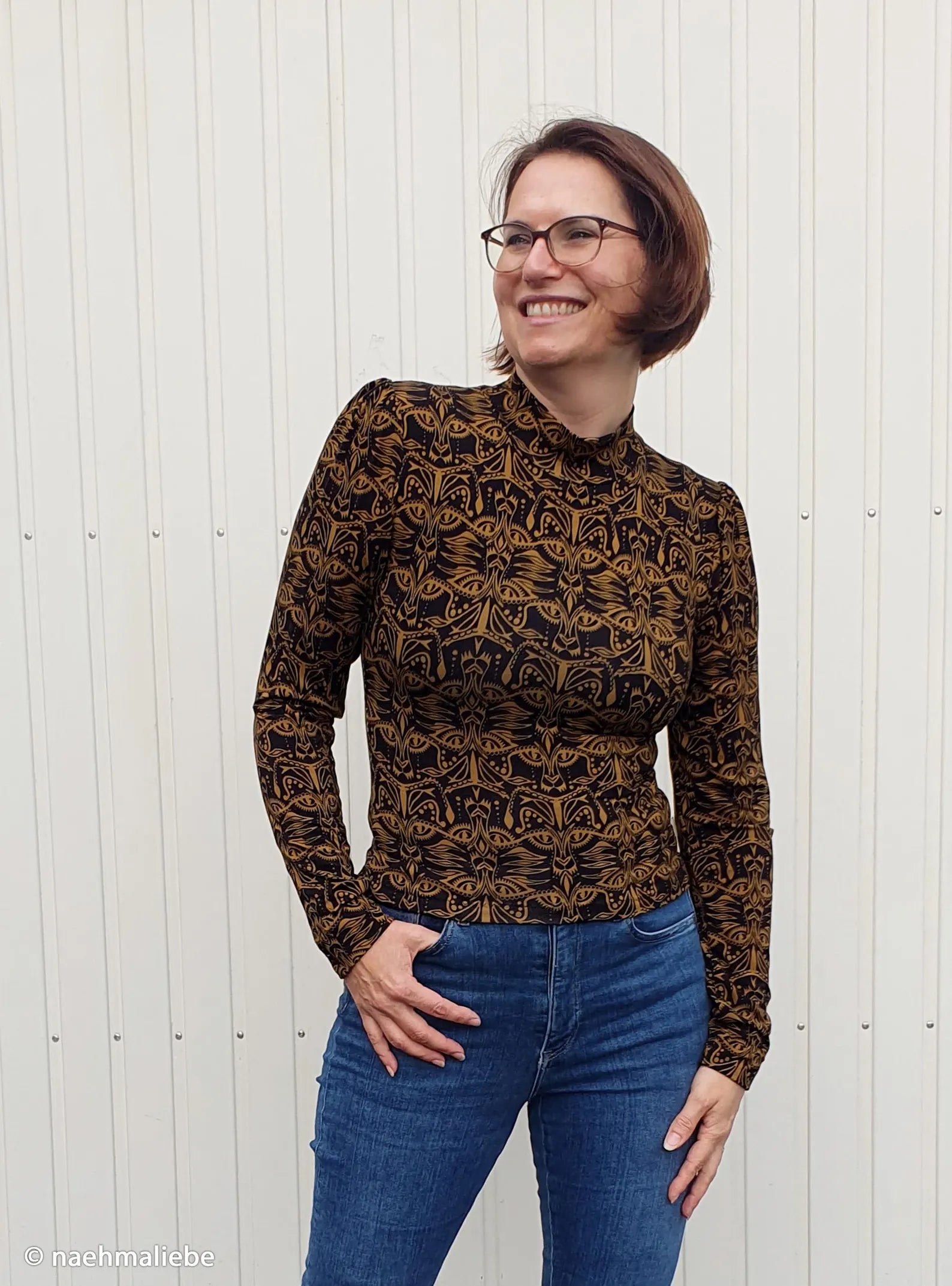 Viskose Jersey - Tigerelle by Cherry Picking - Tiger (Meterware ab 0.50m)