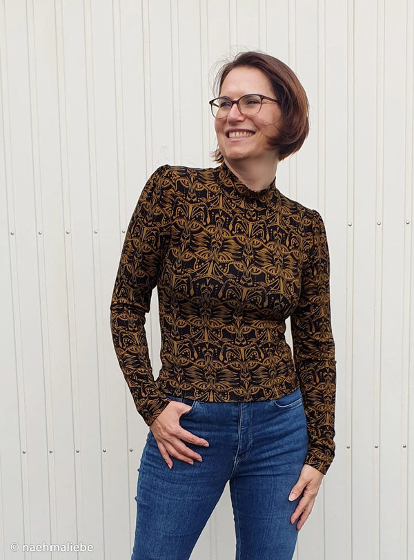 Viskose Jersey - Tigerelle by Cherry Picking - Tiger (Meterware ab 0.50m)