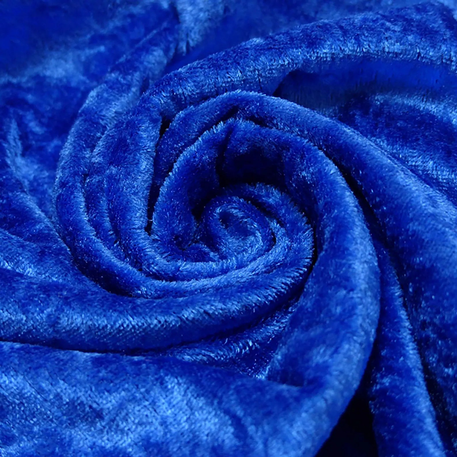 Pannesamt - Royalblau (Meterware ab 0.50m)