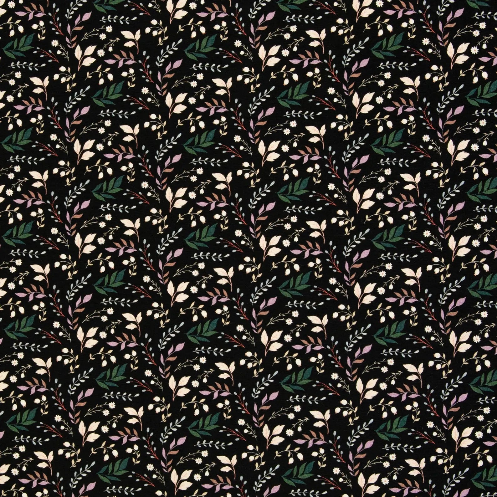 Modal French Terry - Frida Flowers (Meterware ab 0.5m)
