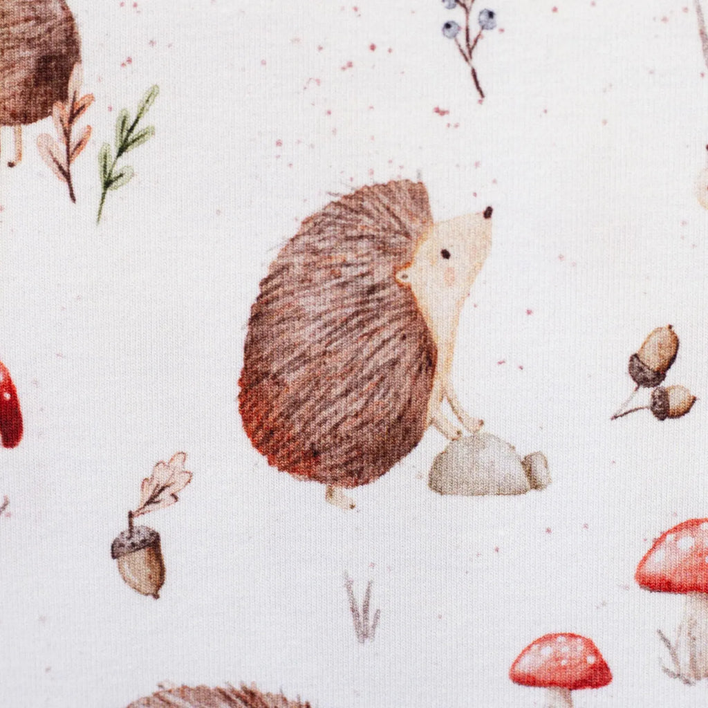 Jersey Stoff - Life in the Forest - Igel Christiane Zielinski (Meterware ab 0.50m)