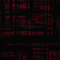 French Terry Stoff - Wild Doodles by Thorsten Berger - rot (Meterware ab 0.50m)