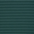 Jersey Stoff - Streifen - Stripes - Isa - Dunkelgrün (Meterware ab 0.50m)
