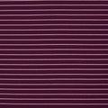 Jersey Stoff - Streifen - Stripes - Isa - Beere (Meterware ab 0.50m)