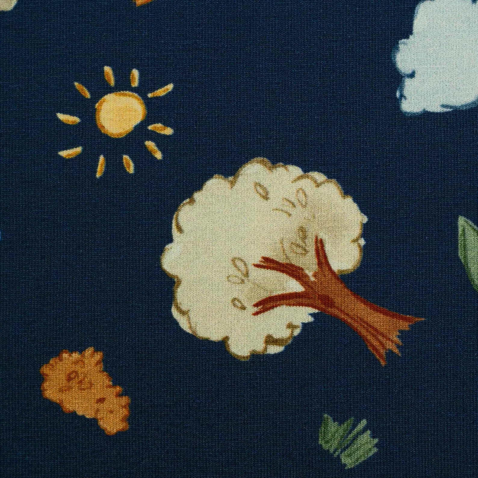 Jersey Stoff - Forest Friends - Wood - Autumn (Meterware ab 0.50m)