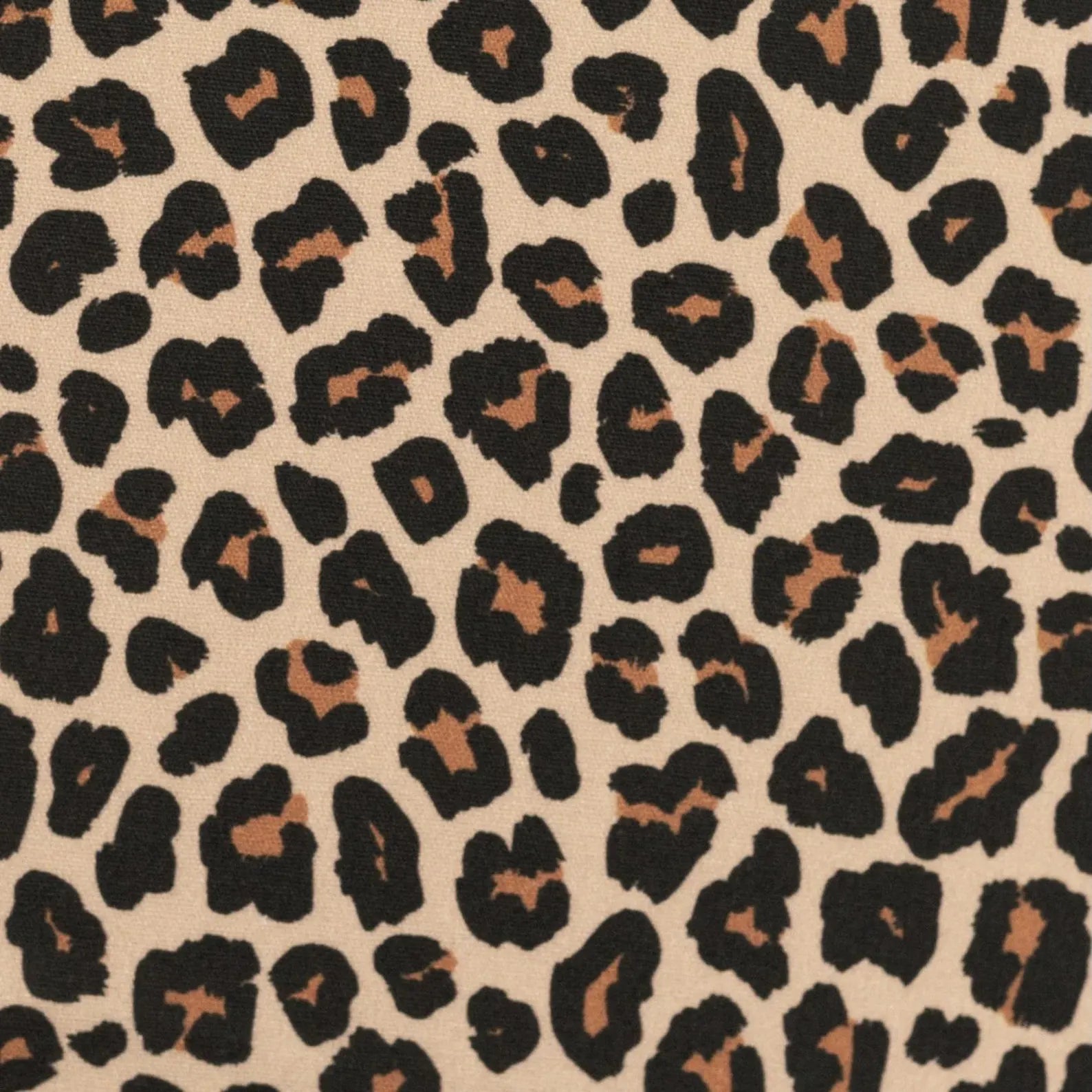 Baumwolle Webware - Leo - Beige (Meterware ab 0.50m)