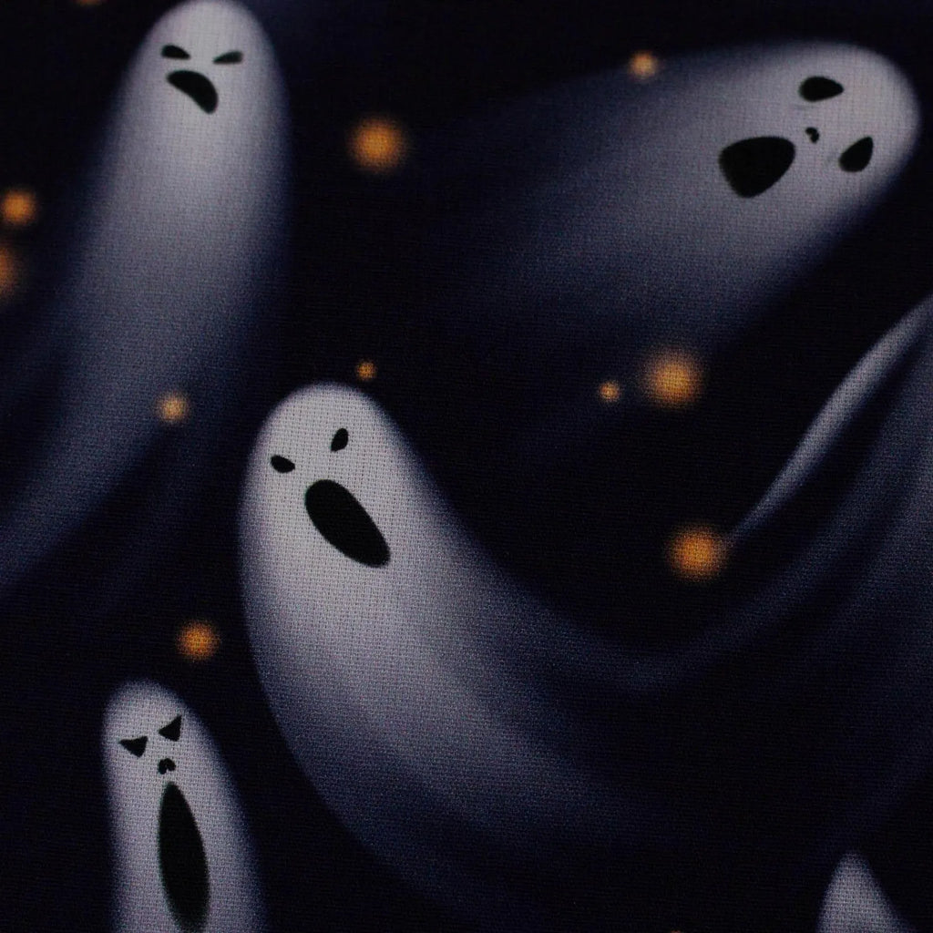 Baumwolle Webware - Halloween - Gespenster (Meterware ab 0.50m)