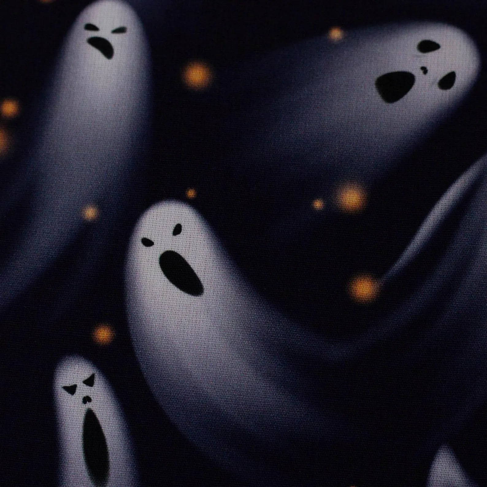 Baumwolle Webware - Halloween - Gespenster (Meterware ab 0.50m)