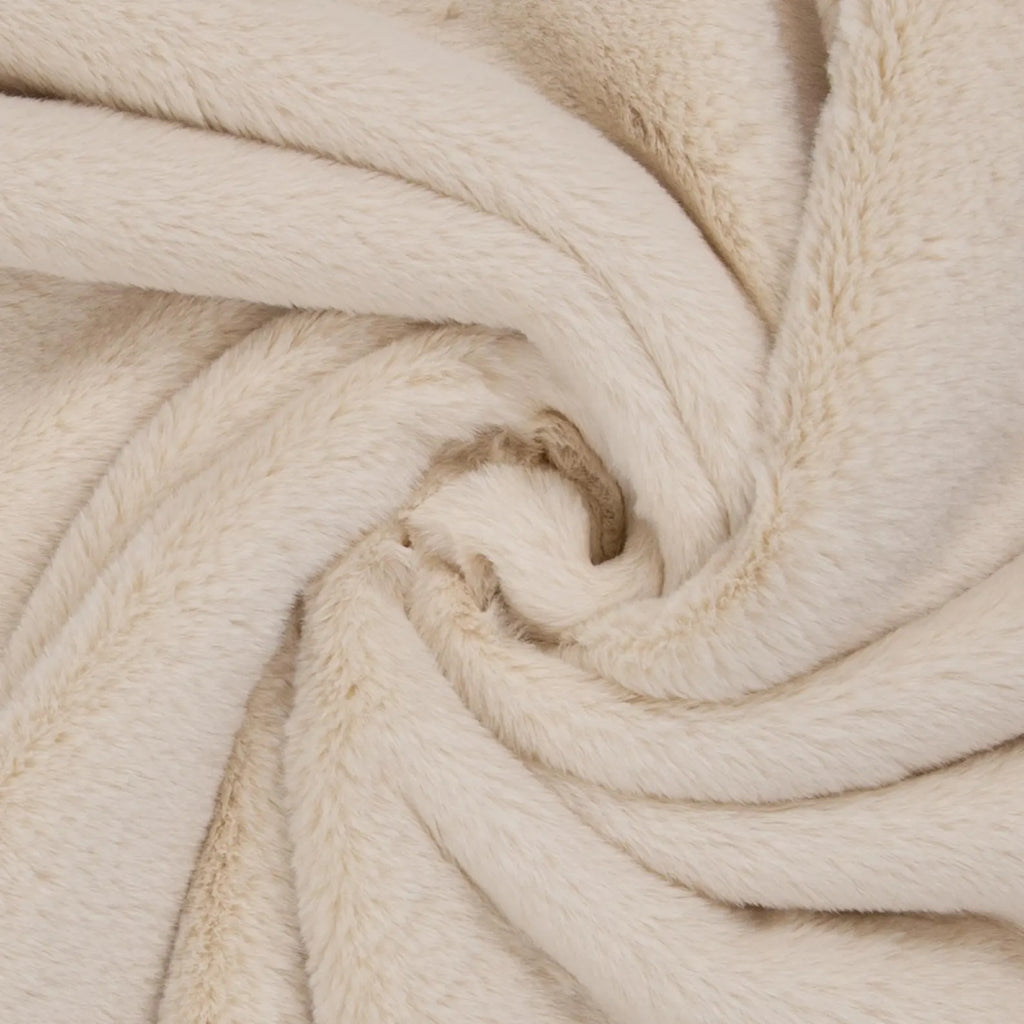Kunstpelz Kunstfell Helena - Beige (Meterware ab 0.50m)