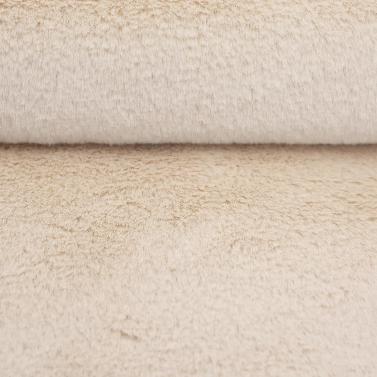 Kunstpelz Kunstfell Helena - Beige (Meterware ab 0.50m)