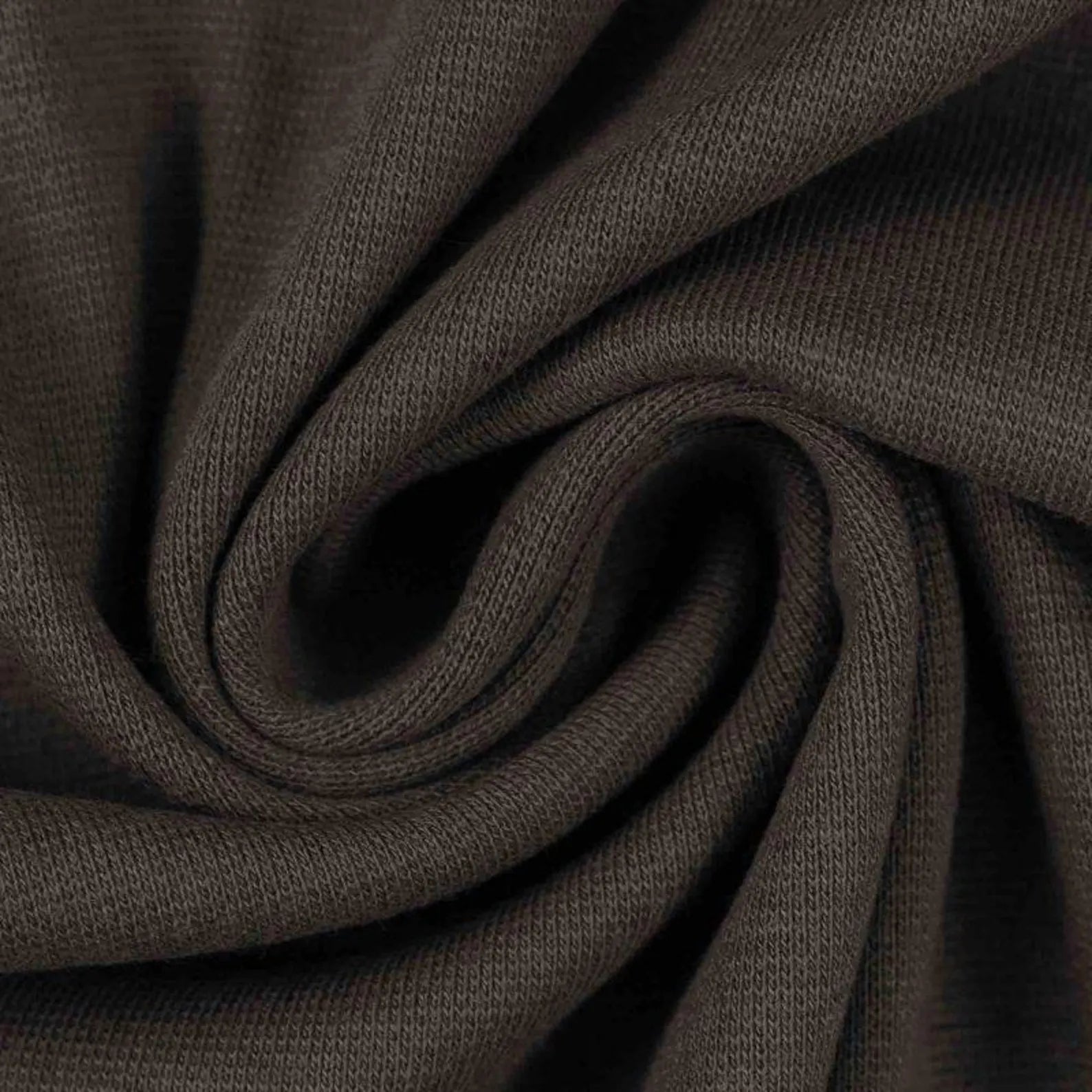 Sweat Stoff - Uni - Dunkelgrau (Meterware ab 0.50m)