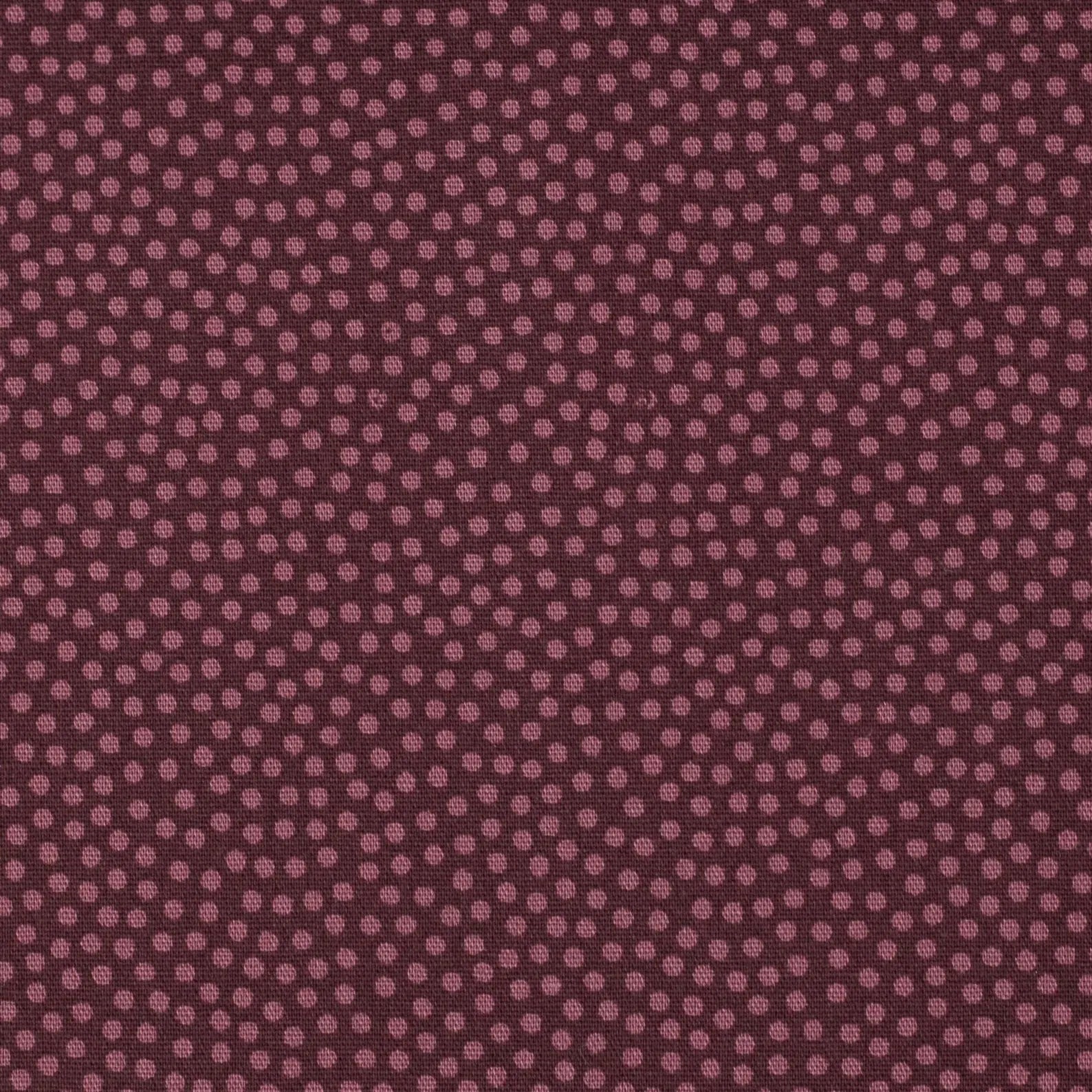 Baumwolle Webware - Dotty - Punkte - Bordeaux 937 (Meterware ab 0.50m)