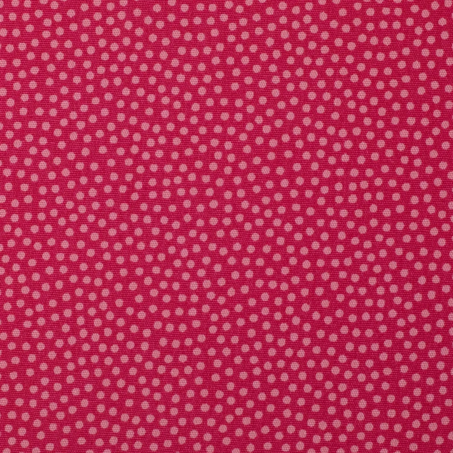 Baumwolle Webware - Dotty - Punkte - Pink 934 (Meterware ab 0.50m)