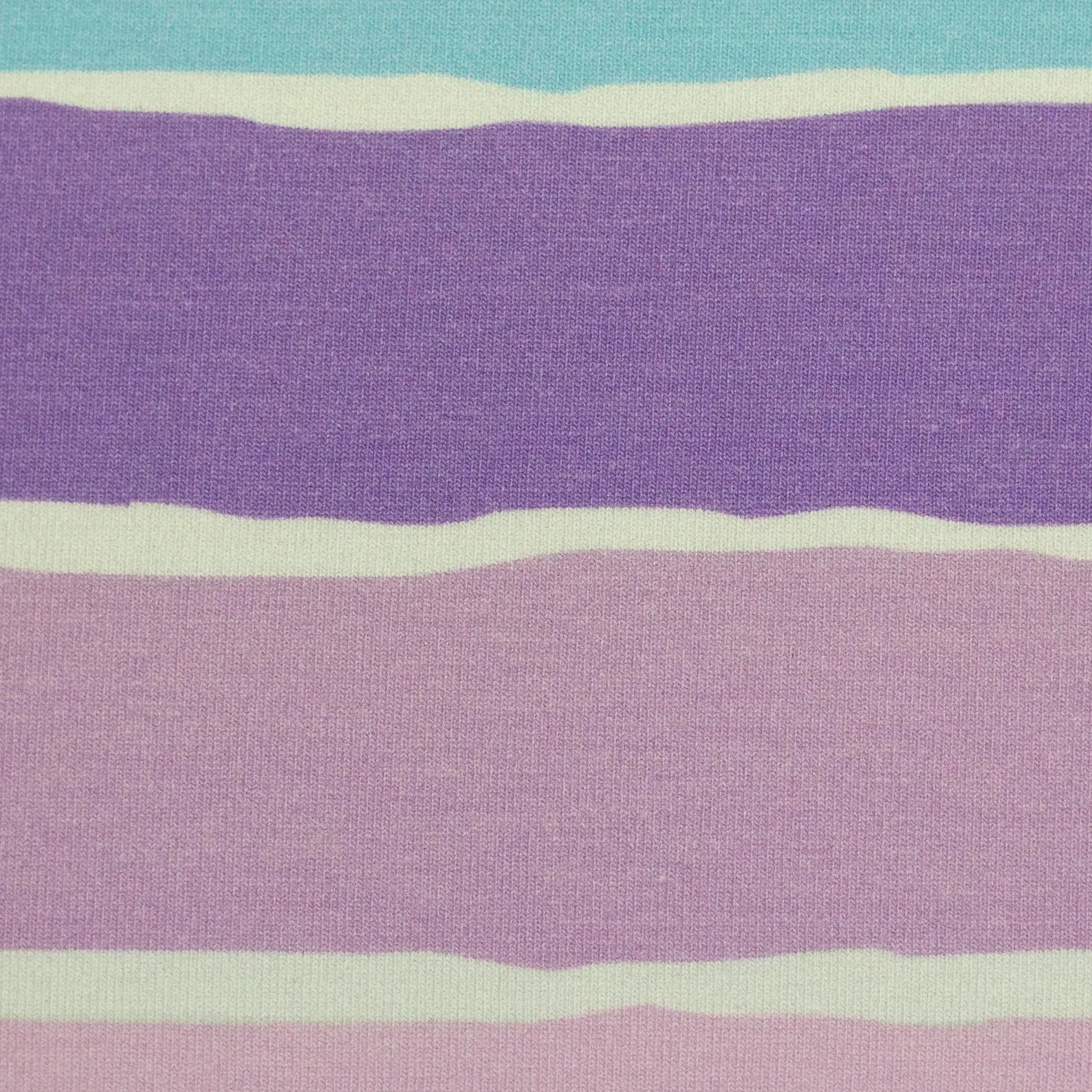 Jersey Stoff - Stripy by Mrs Mint - Streifen Purple (Meterware ab 0.50m)