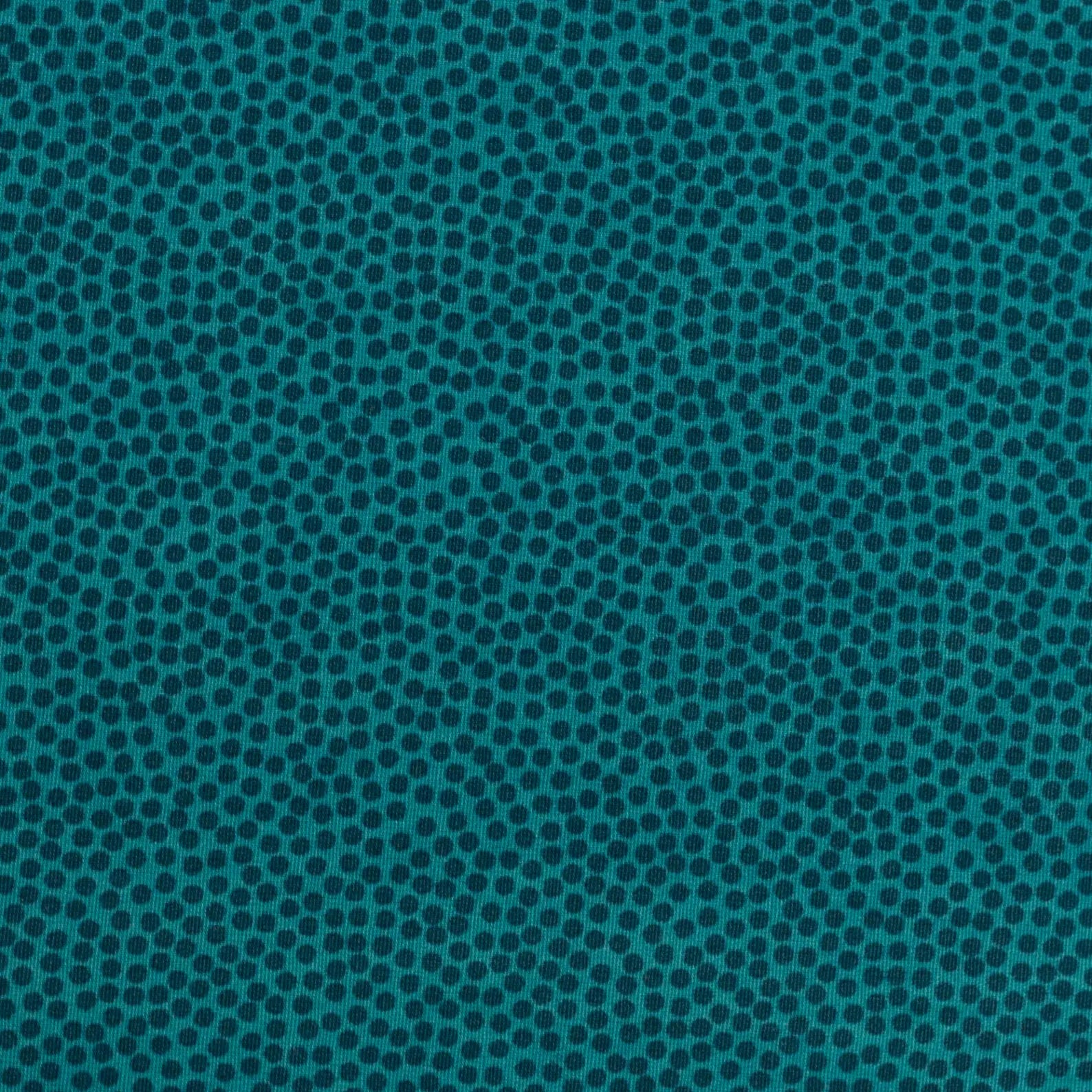 Baumwolle Webware - Dotty - Punkte - Petrol 747 (Meterware ab 0.50m)
