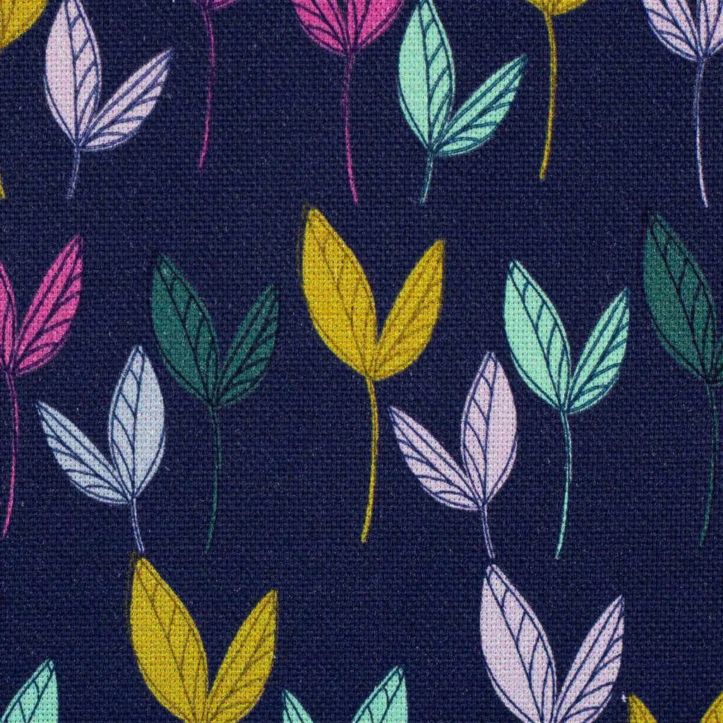 Canvas - Dancing Leaves - Blätter (Meterware ab 0.50m)