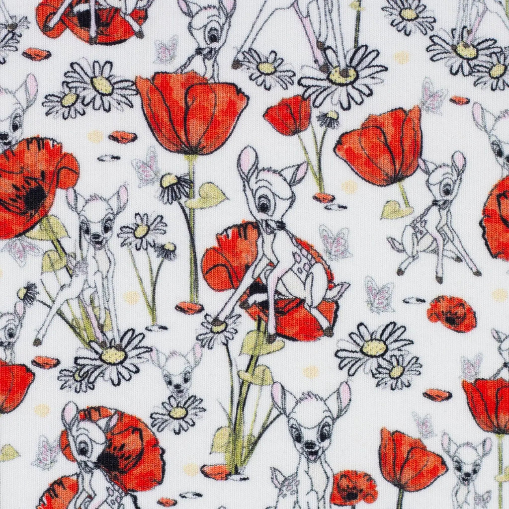 Disney Jersey Stoff - Bambi (Meterware ab 0.50m)