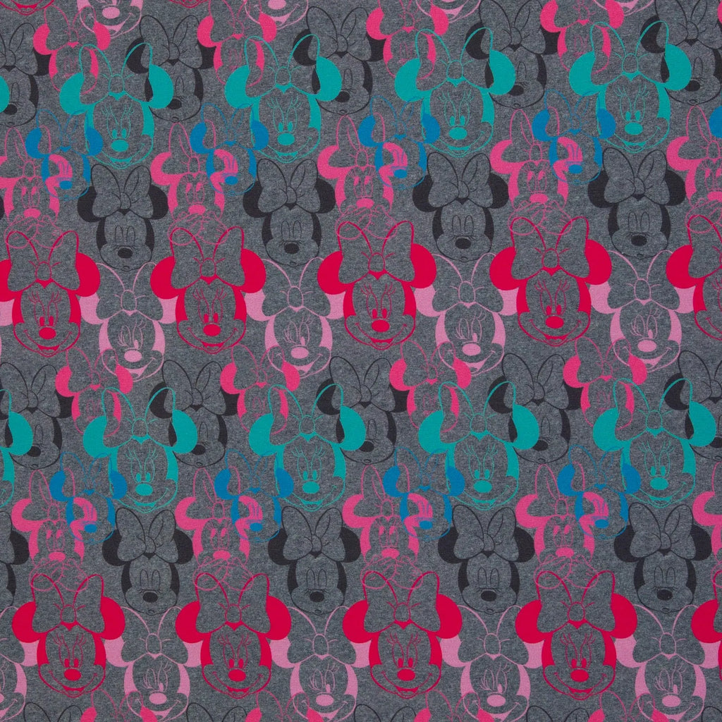Disney Jersey Stoff - Minnie Mouse (Meterware ab 0.50m)