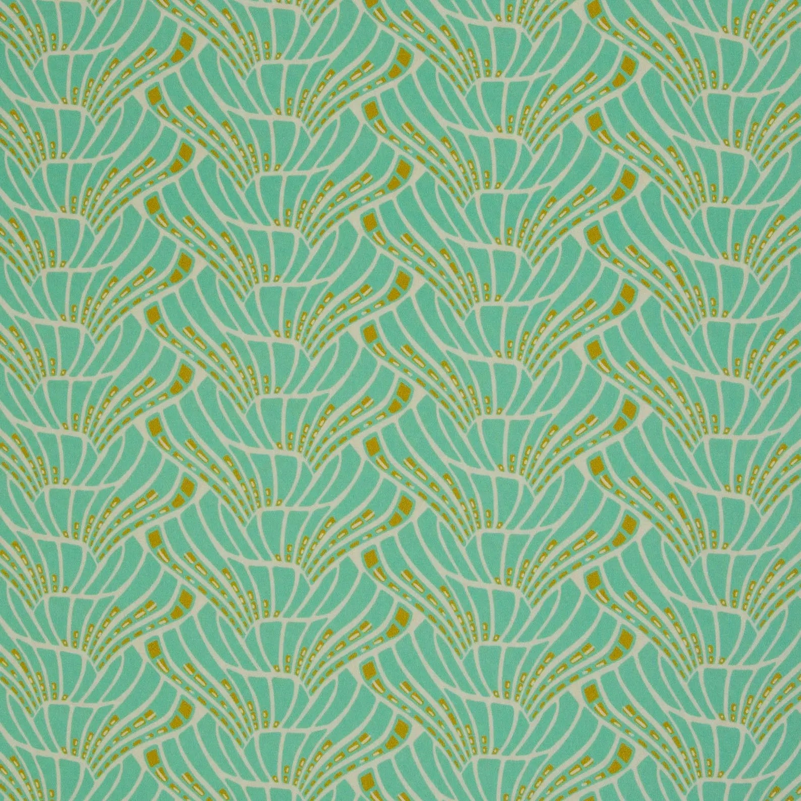 Viskose Webware - Vienna Coral by Bienvenido - Mint  (Meterware ab 0.50m)