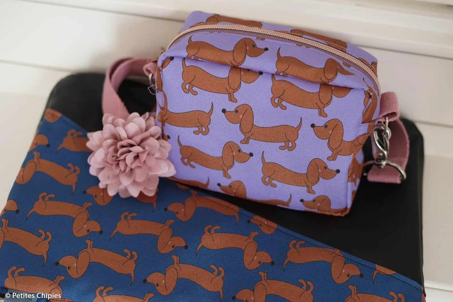 Oxfordgewebe Happy Collection Cherry Picking - Lila (Meterware ab 0.50m)