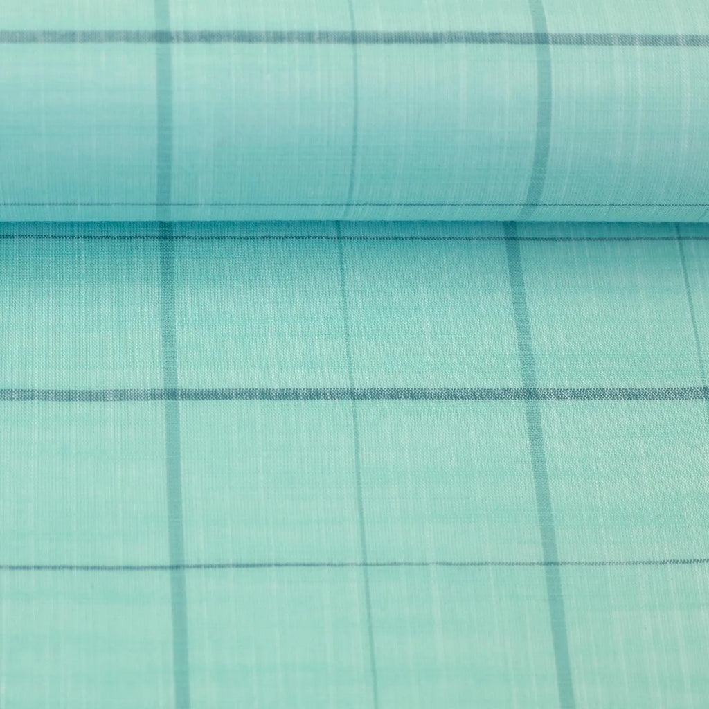 Baumwoll Webware - Tina blau (Meterware ab 0.50m)