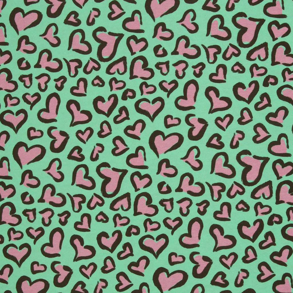 French Terry - Hearts by Christiane Zielinski (Meterware ab 0.50m)