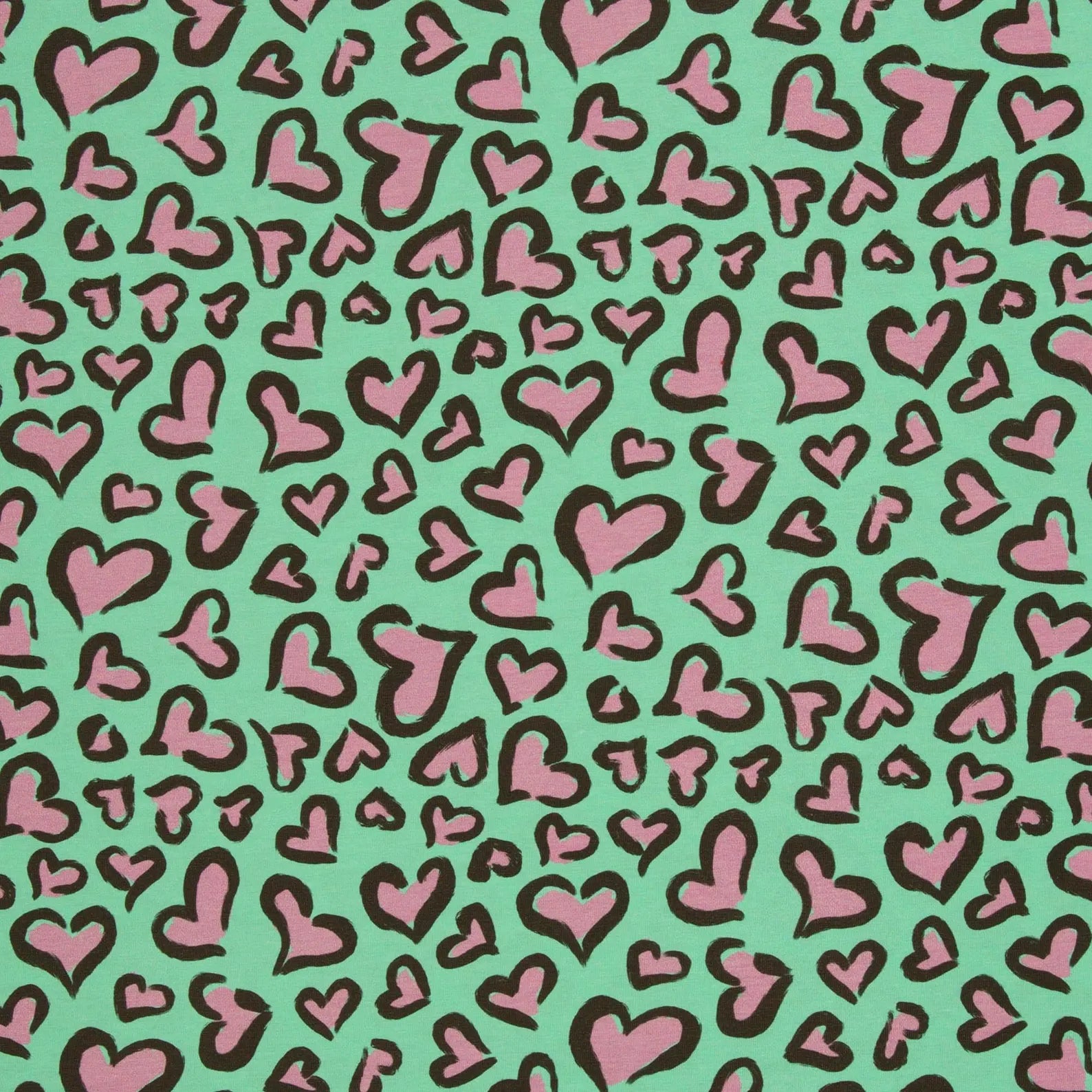 French Terry - Hearts by Christiane Zielinski (Meterware ab 0.50m)