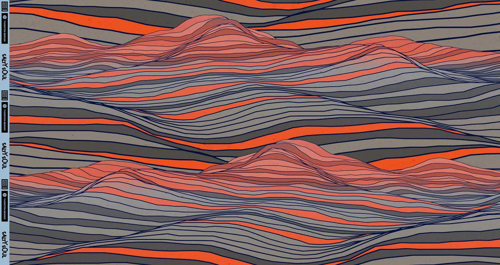 Jersey Stoff - In the Dunes by Thorsten Berger - Kombistoff (Meterware ab 0.50m)