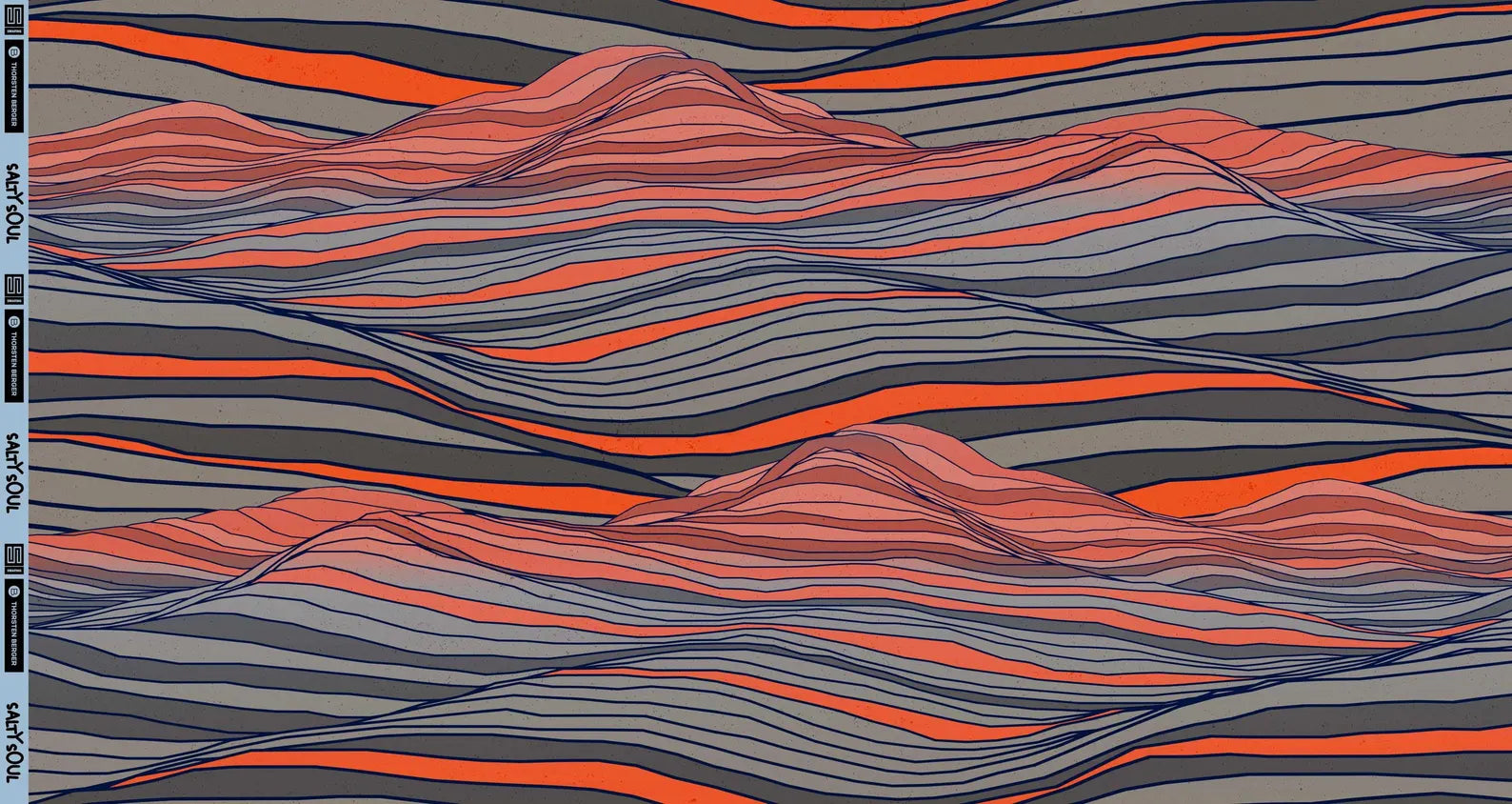 Jersey Stoff - In the Dunes by Thorsten Berger - Kombistoff (Meterware ab 0.50m)
