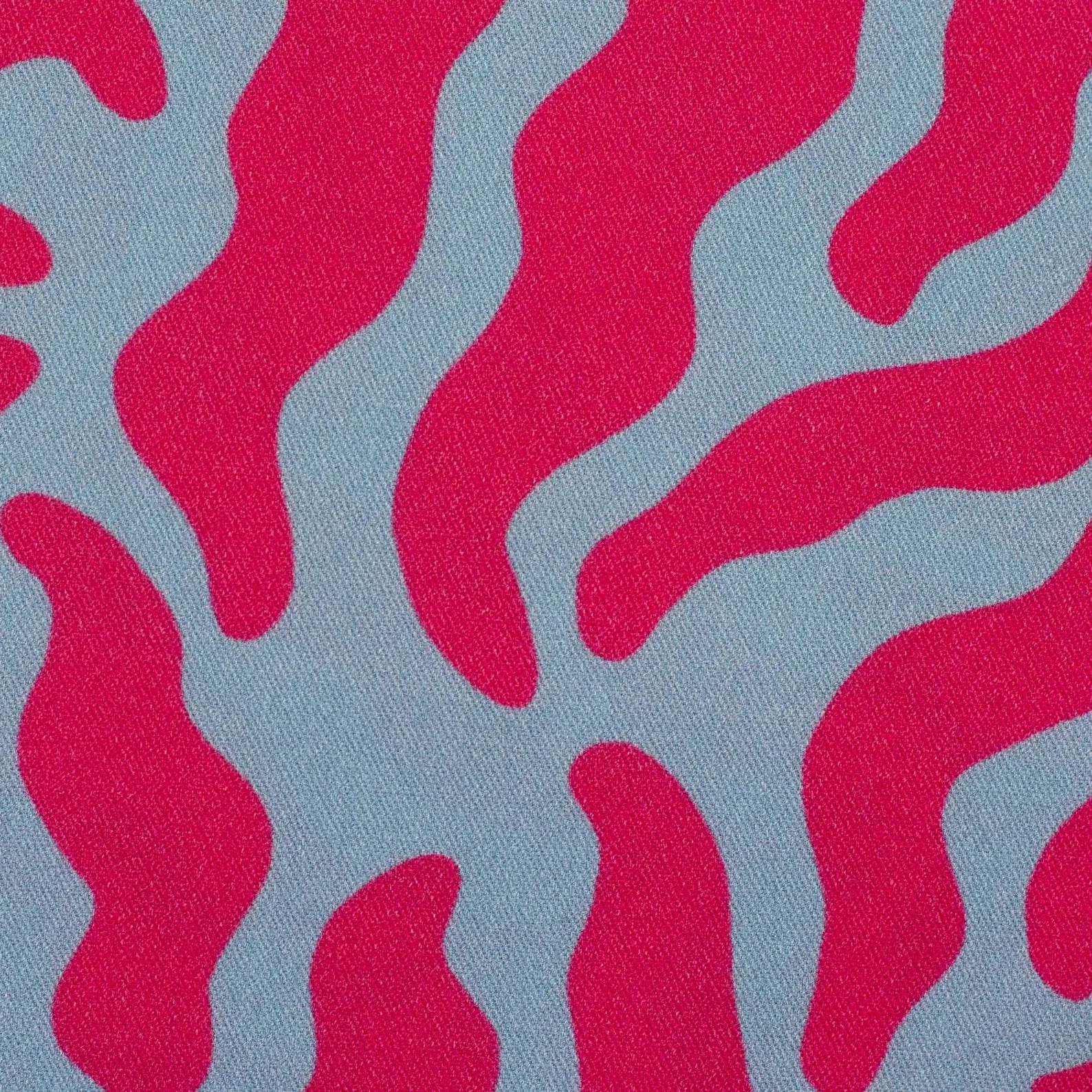 Viskose Webware - Dancing Algae by Thorsten Berger - Pink (Meterware ab 0.50m)