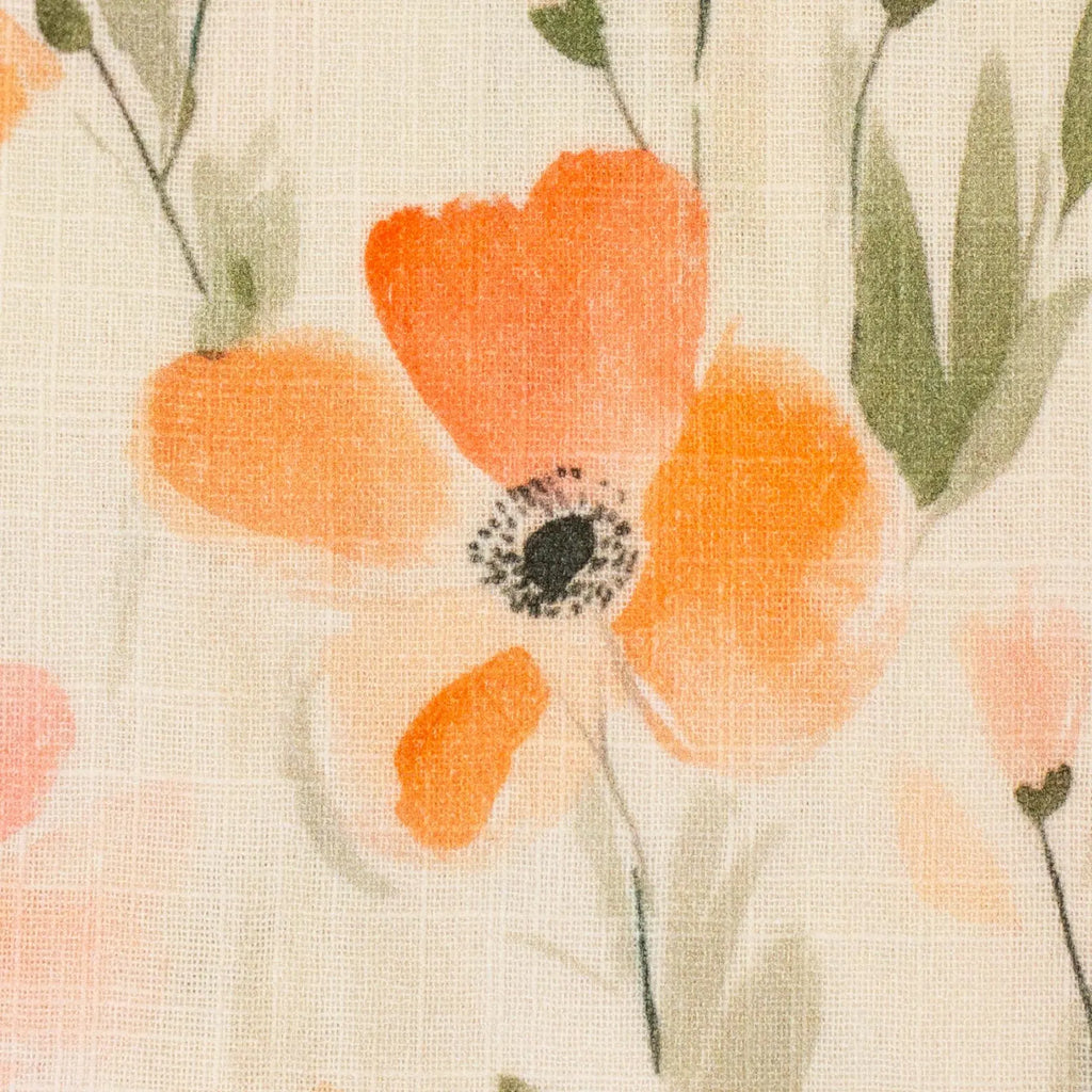 Musselin Stoff (glatt) - Fleur (Meterware ab 0.50m)