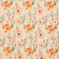 Musselin Stoff (glatt) - Fleur (Meterware ab 0.50m)