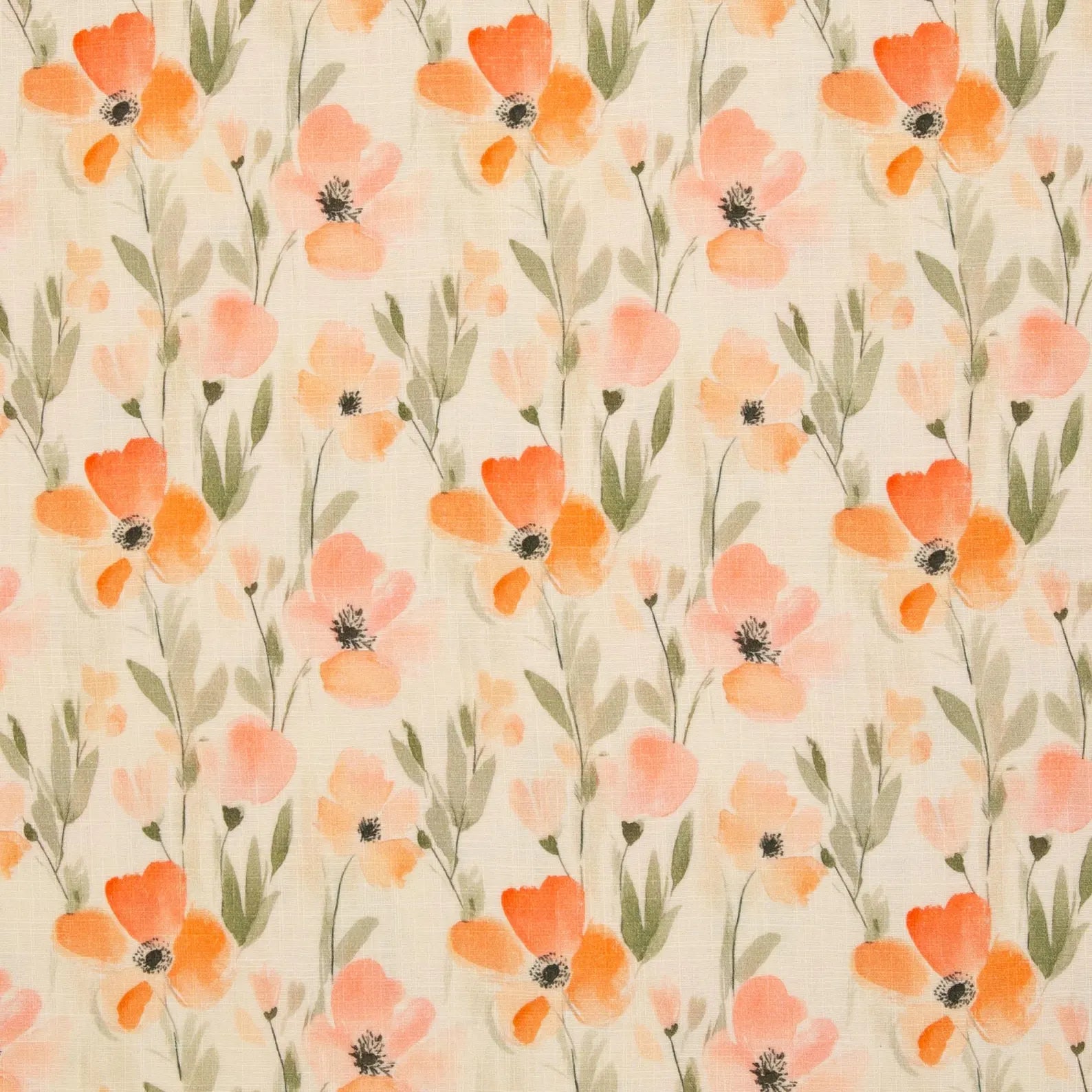 Musselin Stoff (glatt) - Fleur (Meterware ab 0.50m)