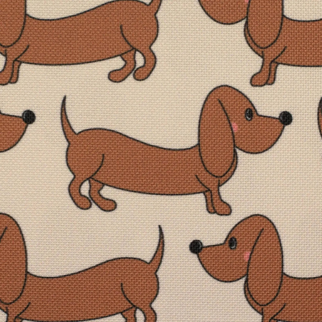 Oxfordgewebe Happy Collection Cherry Picking - Beige (Meterware ab 0.50m)