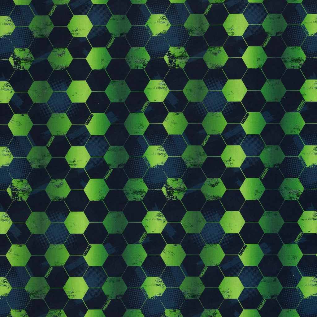 Baumwoll Webware - Fußball (Meterware ab 0.50m)
