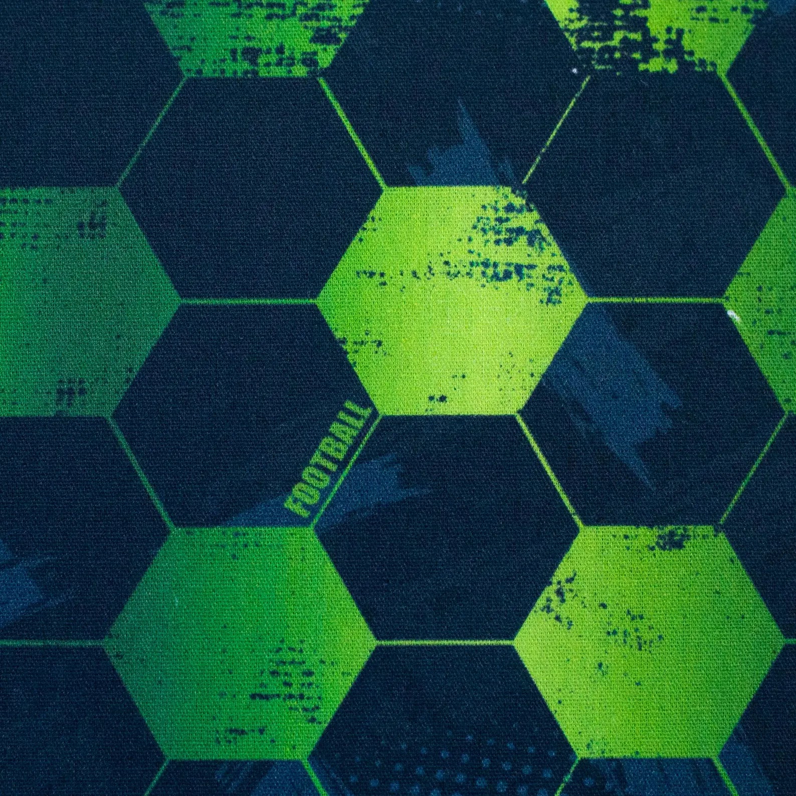 Baumwoll Webware - Fußball (Meterware ab 0.50m)