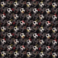 Baumwoll Webware - Fußball (Meterware ab 0.50m)