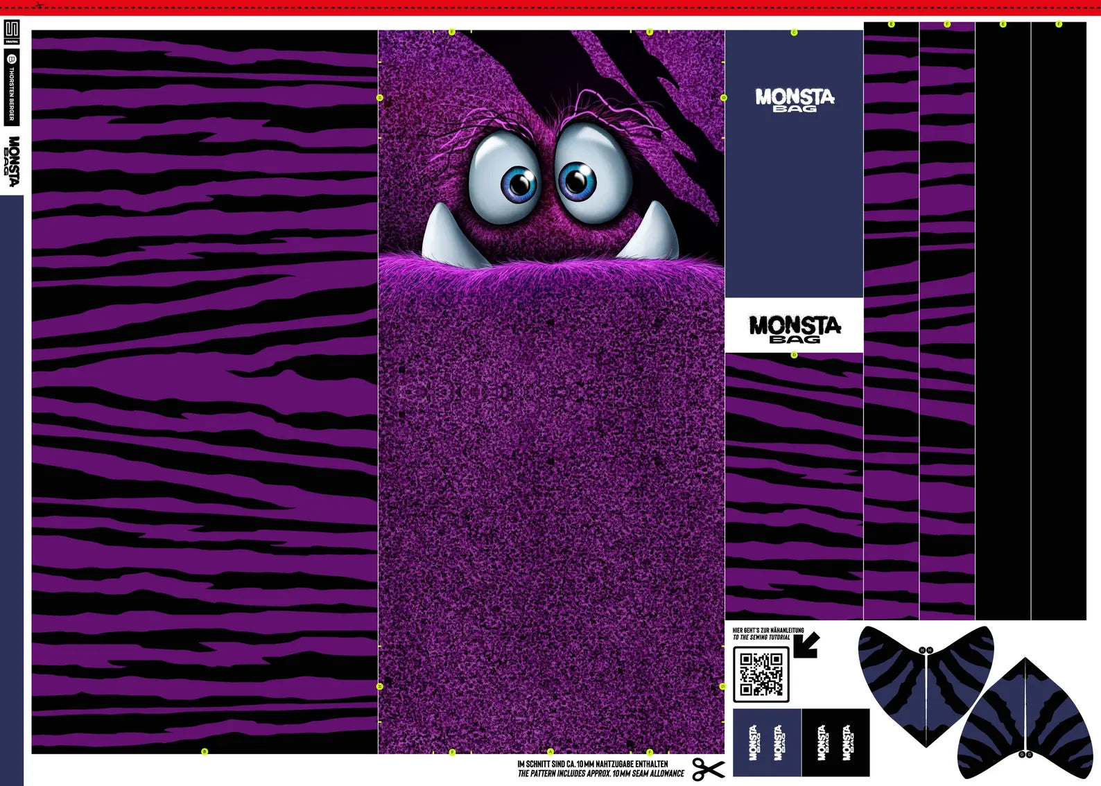 Panel - Monsta Bags by Thorsten Berger - Pink