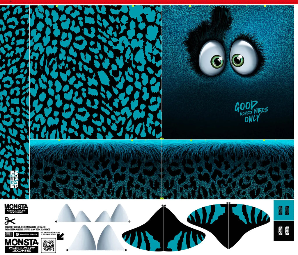 Panel - Monsta Pillows by Thorsen Berger - Blau