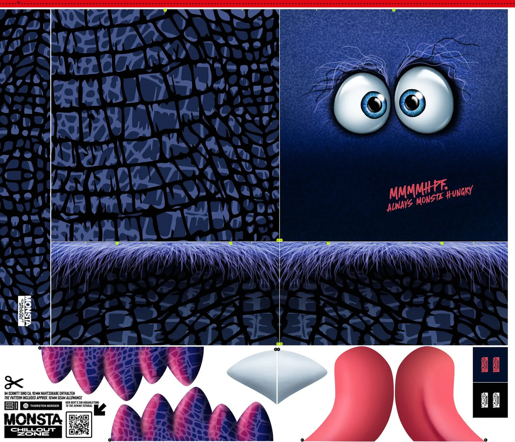 Panel - Monsta Pillows by Thorsen Berger - Lila