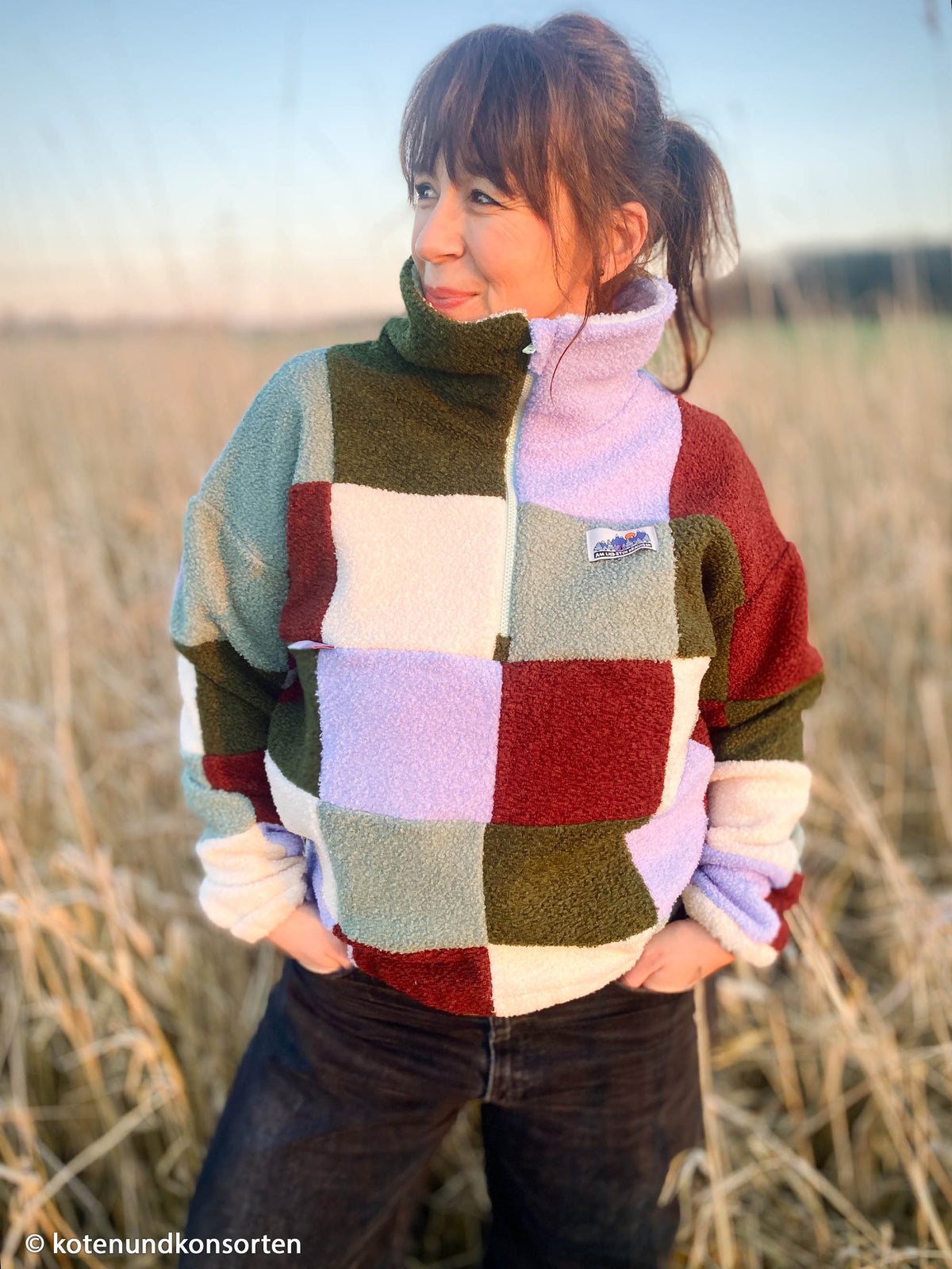 Teddy Boucle Fleece - Altmint (Meterware ab 0.50m)