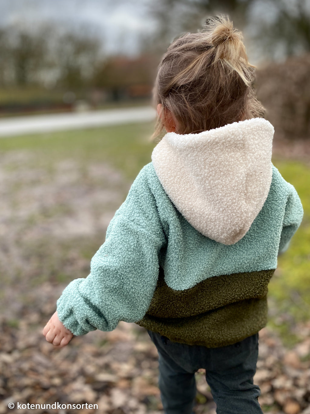 Teddy Boucle Fleece - Altmint (Meterware ab 0.50m)