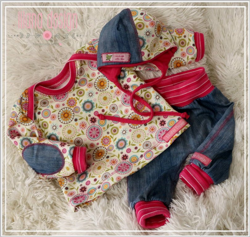 Papierschnittmuster Babyset