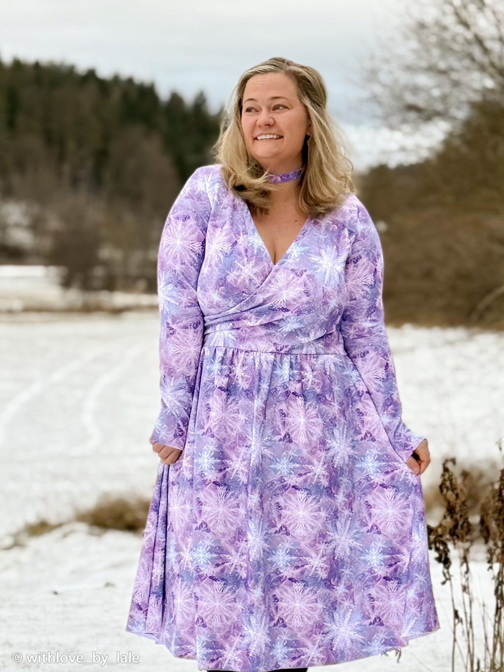 Modal French Terry - Eisblumen by Christiane Zielinski  (Meterware ab 0.50m)